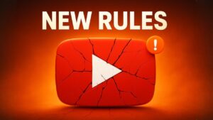 YouTube video thumbnail titled “YouTube’s New Channel Deletion System” explaining how to get a banned youtube channel back using the Second Chance program