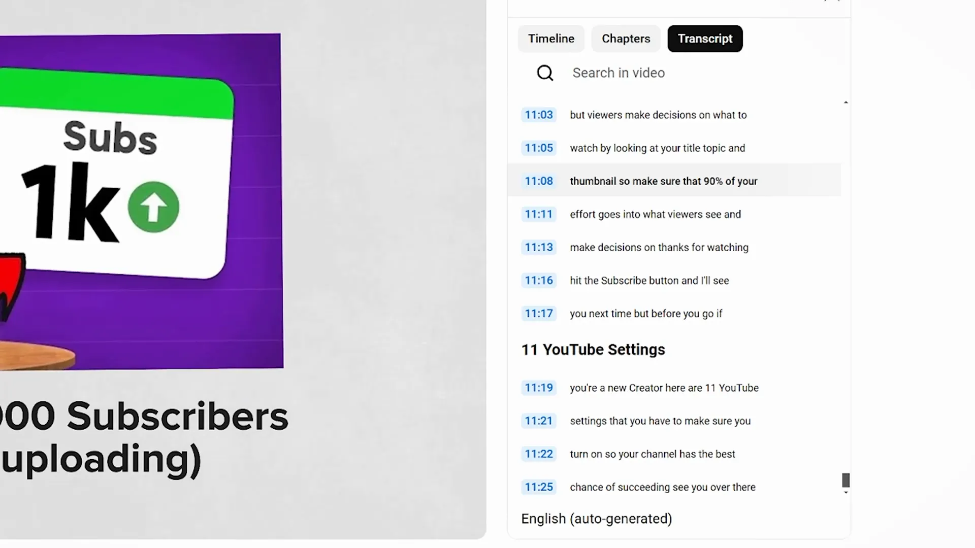 YouTube algorithm understanding content