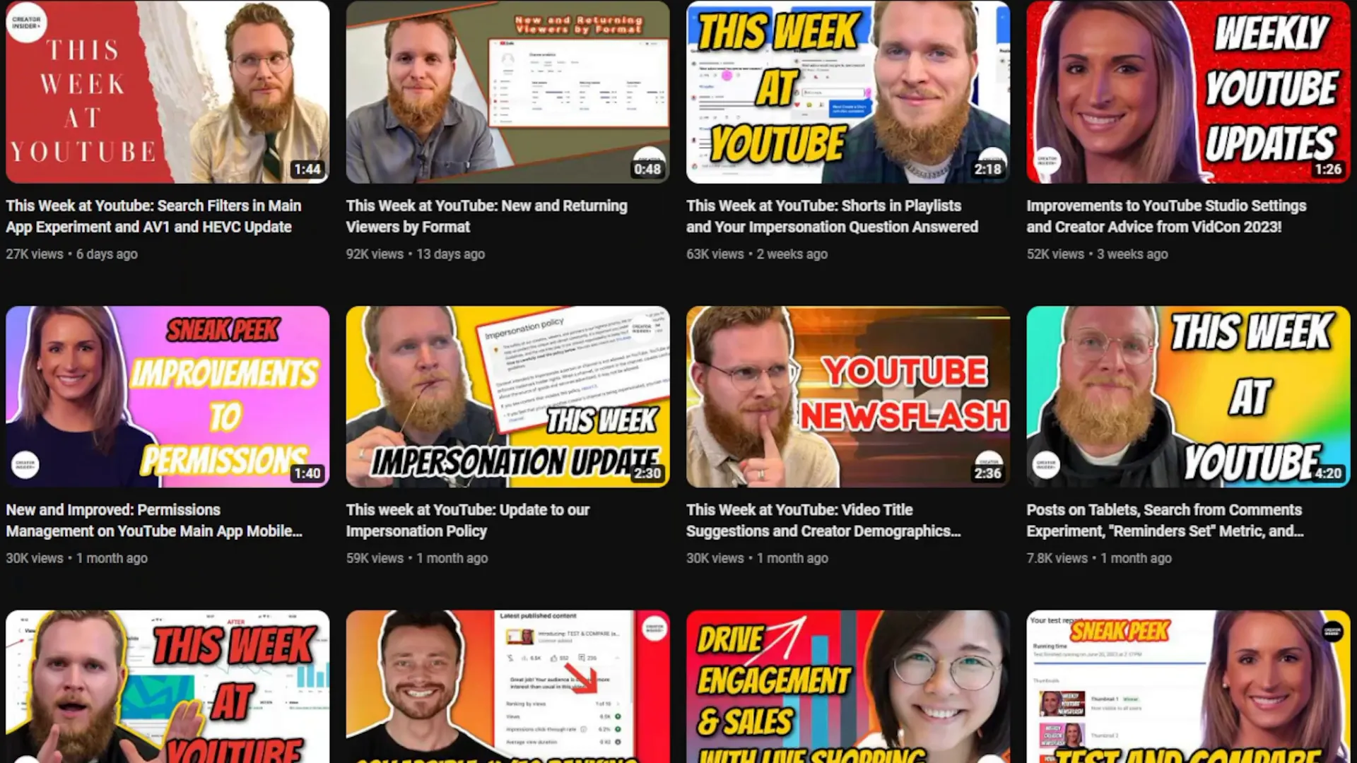 Creator Insider YouTube channel