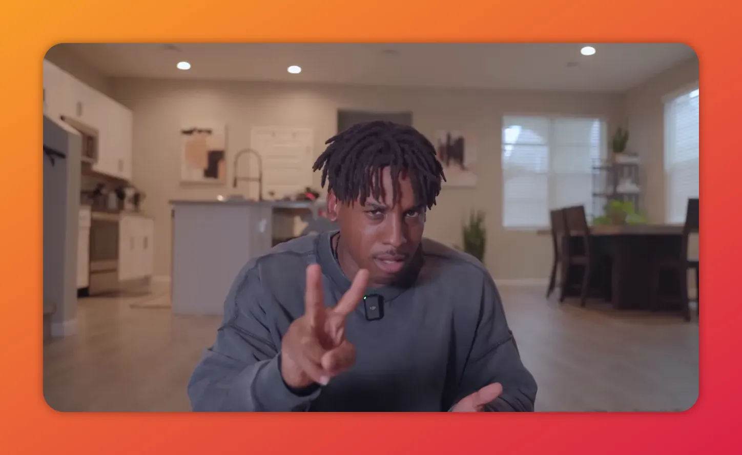 Presenter holding up two fingers to illustrate the two choices — appeal or request a Second Chance